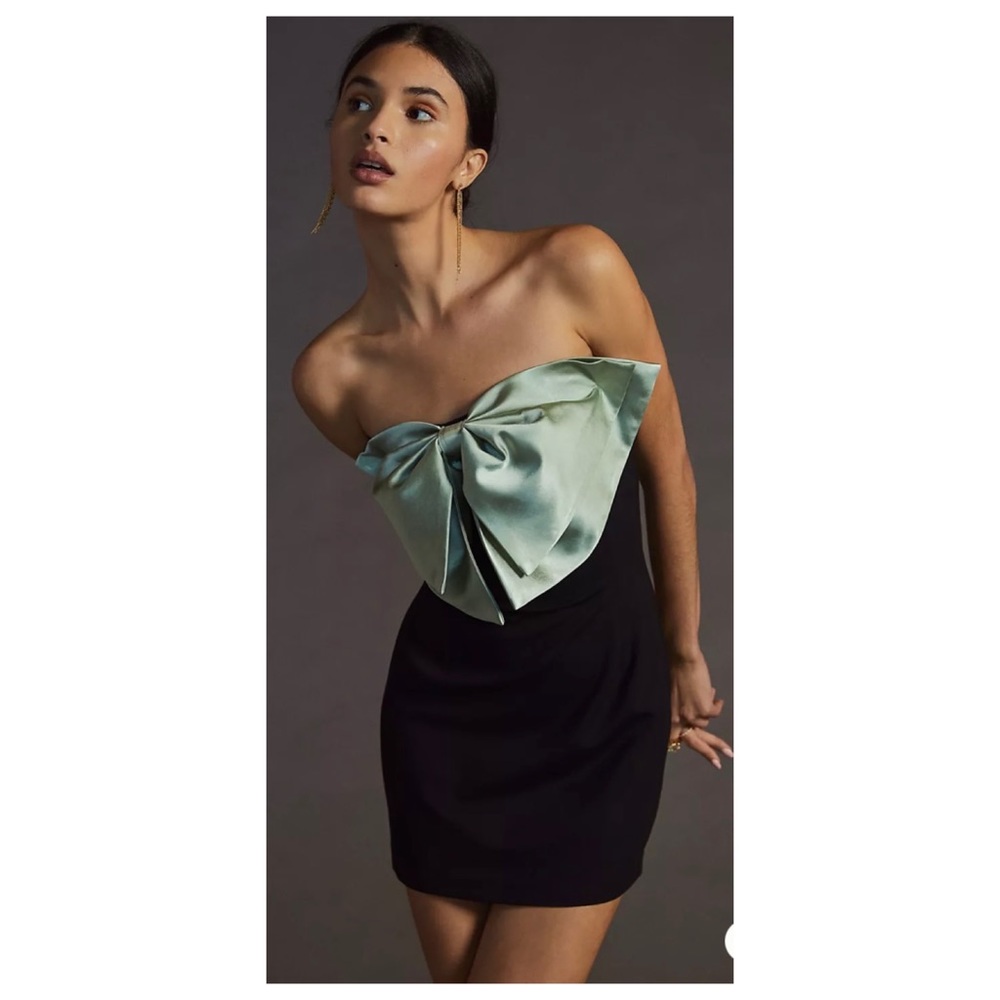 NWOT Anthropologie Eva Franco Bow Mini Dress  Size 6